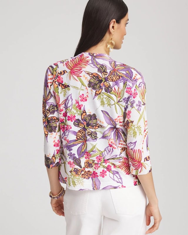 Summer Romance Tropical Cardigan - image 3